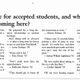 Tell the 'Tonian: Accepted Student Advice