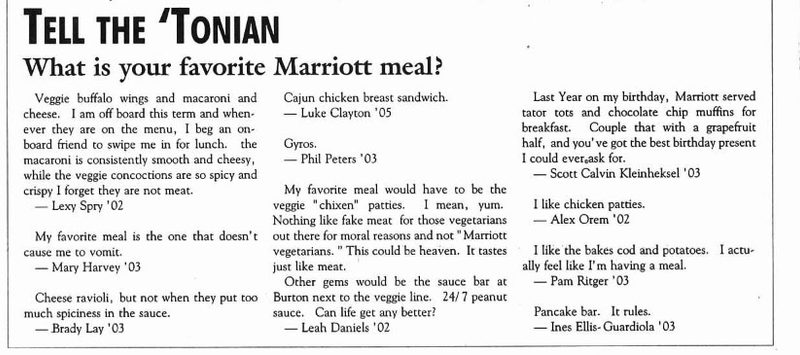 Tell the 'Tonian: Marriott