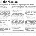 Tell the 'Tonian: Room Draw