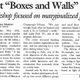 Boxes and Walls (page 1 of 2)