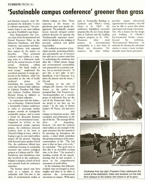Turbine Dedication (page 2 of 2)