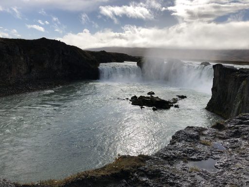 Icelandic Waterfall, Goðafoss, Northern Iceland