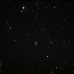 While snapping clears of the Ring Nebula, we caught a UFO in one of the exposures!