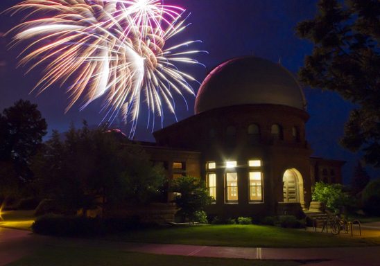 Reunion Fireworks over Goodsell