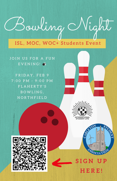 Bowling Night Poster