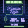 International Karaoke Night @ the Cave