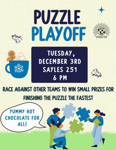 Puzzle Playoff Poster