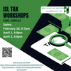 ISL Tax Workshop #1