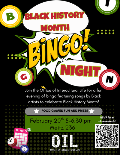 Black History Month Bingo Night 2026