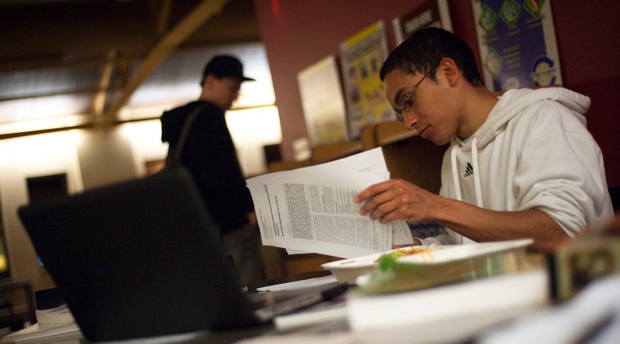 Student Studying