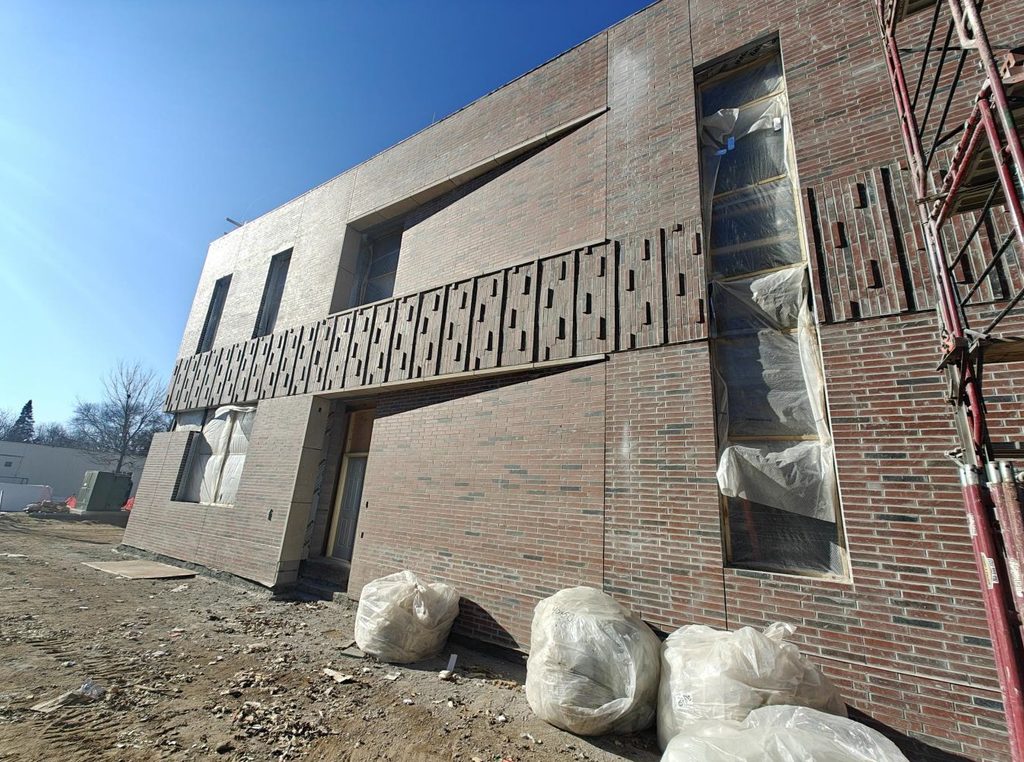 Finished brick on the Class of 1974 Center