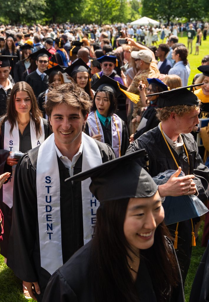 Students at Commencement 2026