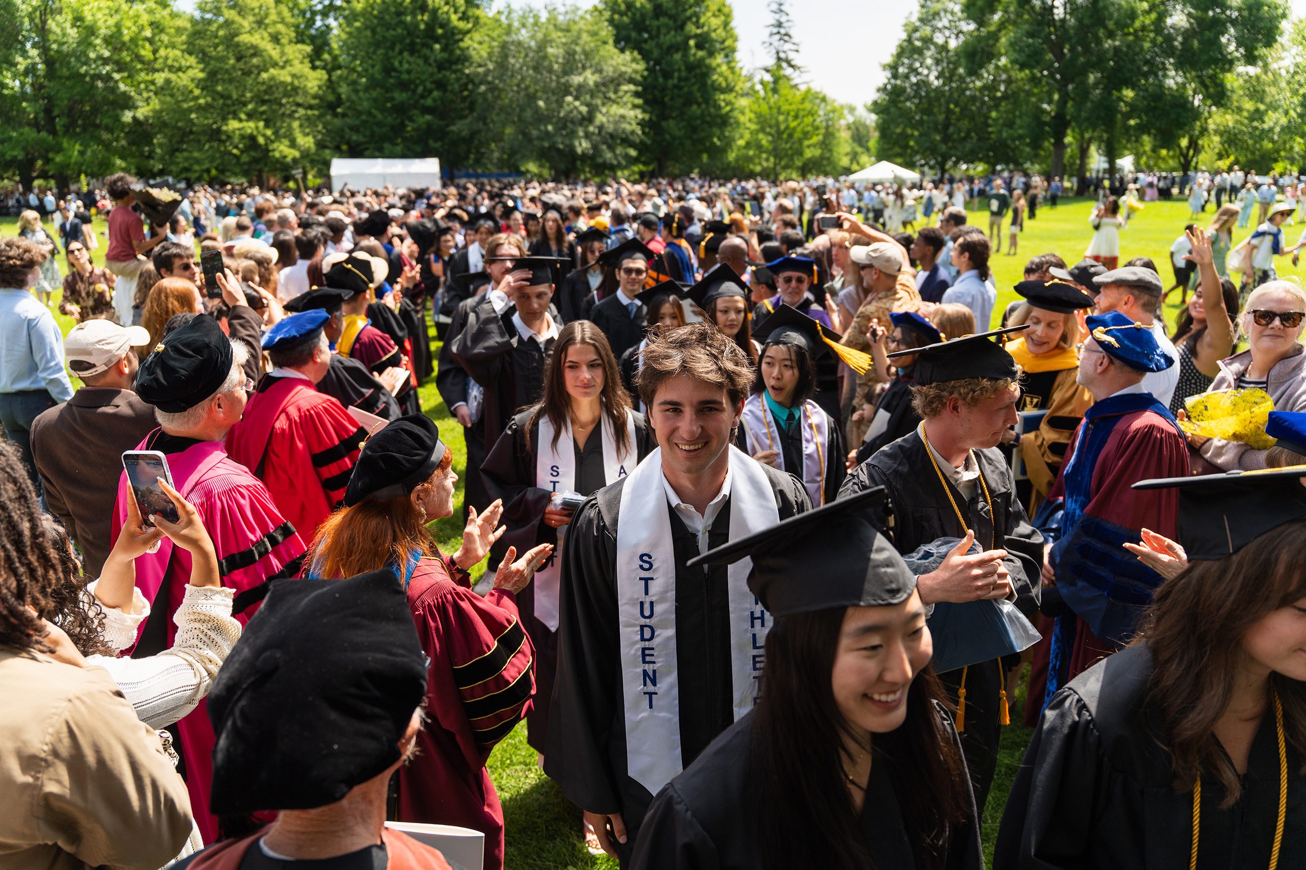 Students at Commencement 2026