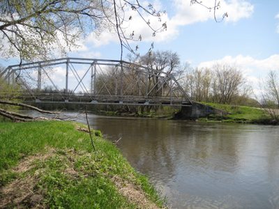 Iron Bridge across the Cannon River on Canada Avenue in the Town of Waterford