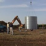 lowering the foundation tube