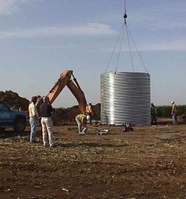 lowering the foundation tube