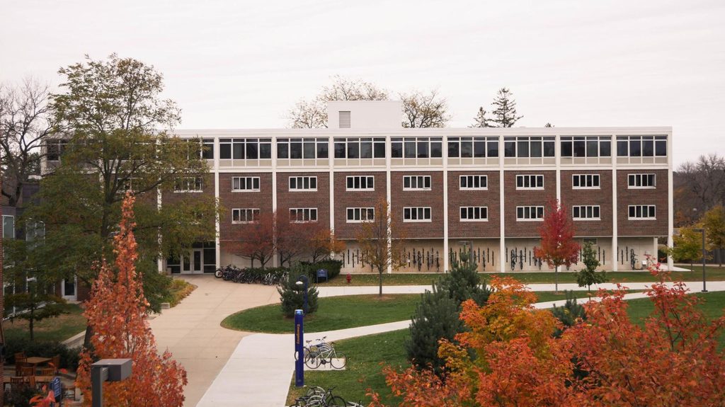 exterior of myers hall