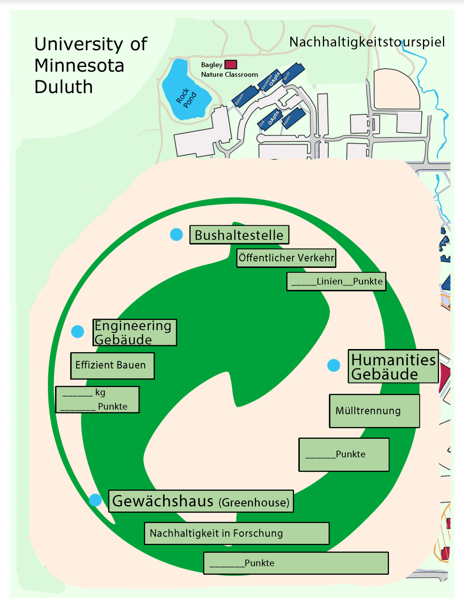 Sustainability Schnitzeljagd Map