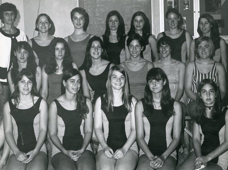 1970 women's swim team