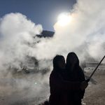 El Tatio geyser field, Altiplano, Chile