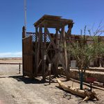 Chacabuco CCamp Gate in Atacama Desert