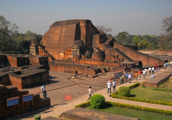 Nalanda, an ancient Buddhist university.