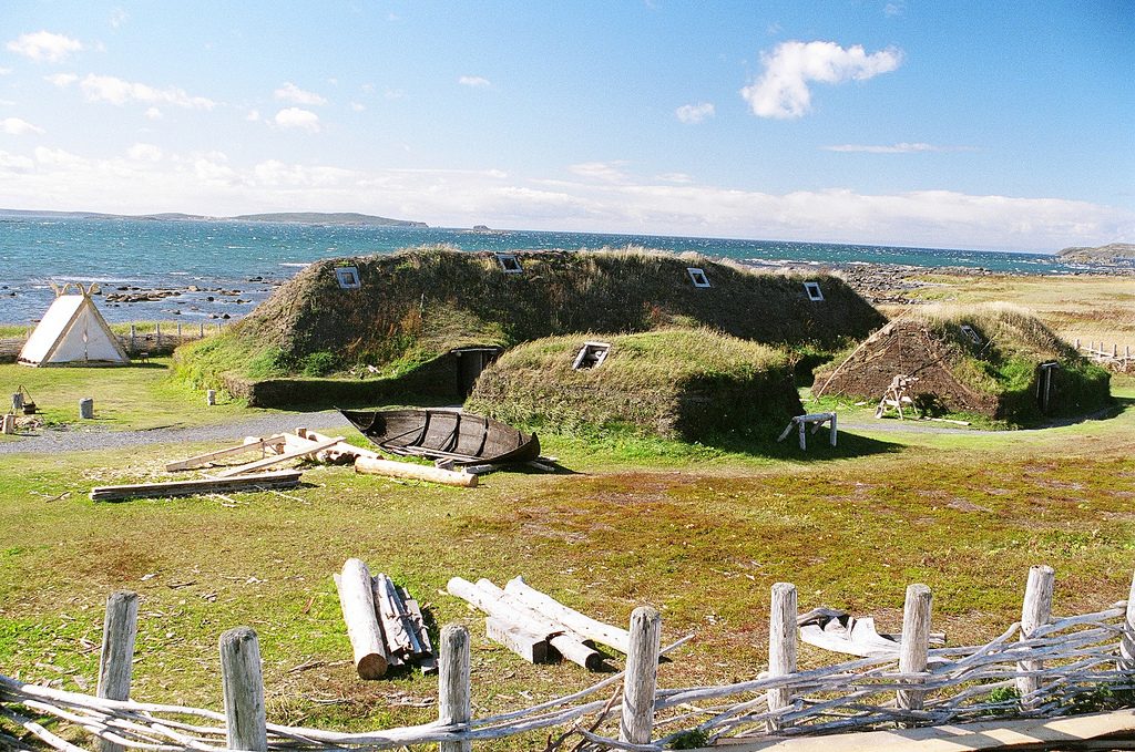 A Norse Long House excavation, L’Anse aux Meadows