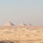 View of Three Pyramids from Saqqara