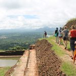 At the top of Sigiriya