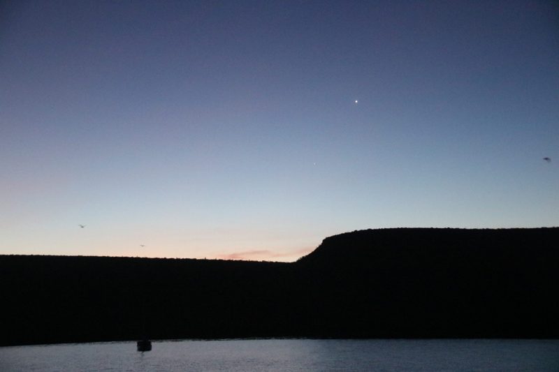 Mercury chasing Venus