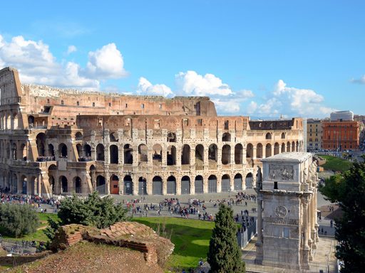 The Colosseum, built between 70-80 CE.