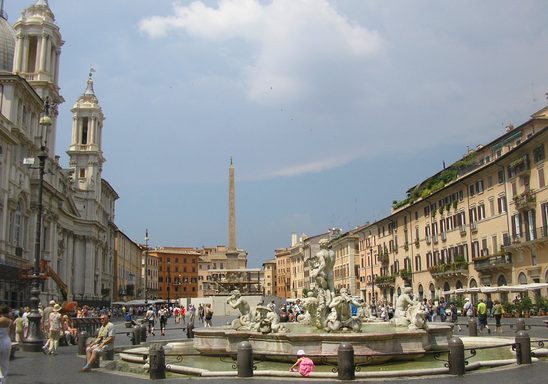 The Piazza Navona, Rome