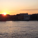 Sunset in St. Petersburg