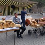 Bread Sellers in Tashkent