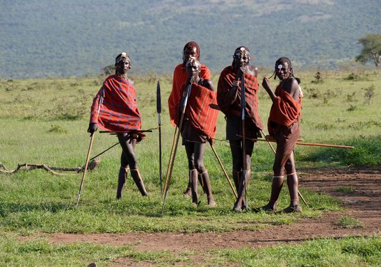 Maasai warriors.