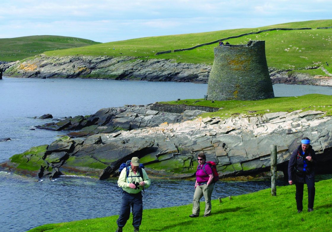 Iron Age broch on Isle of Mousa.