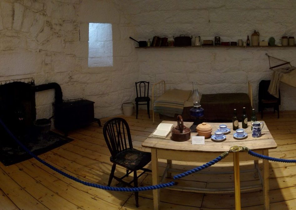 Inside the James Joyce Tower and Museum.