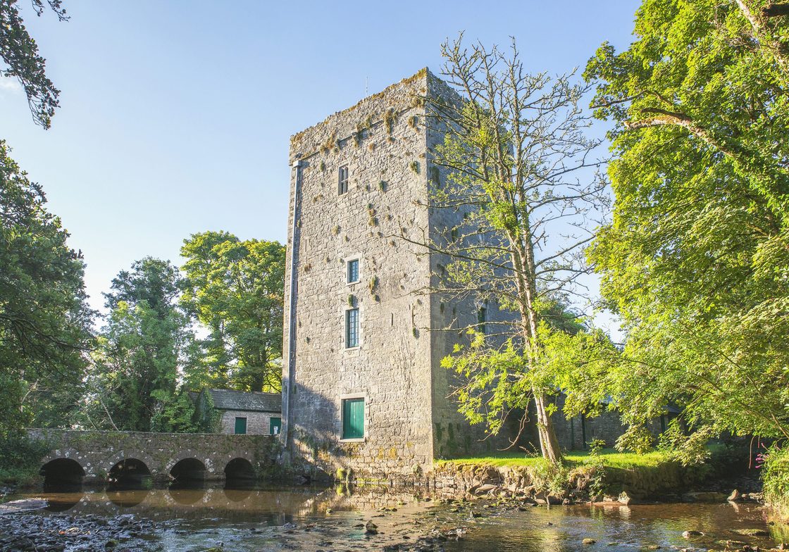 Yeats' Tower, a 15th-century castle that Yeats restored.