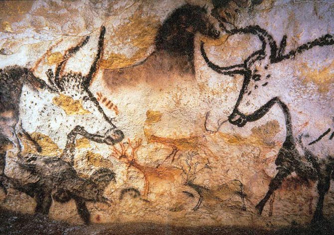 Lascaux cave paintings.