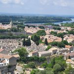View from above town in Provence