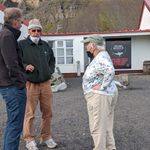 3 people having a discussion