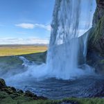 A waterfall in Iceland