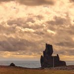 Rock formation that looks like a viking ship