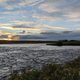 sunset view in Iceland