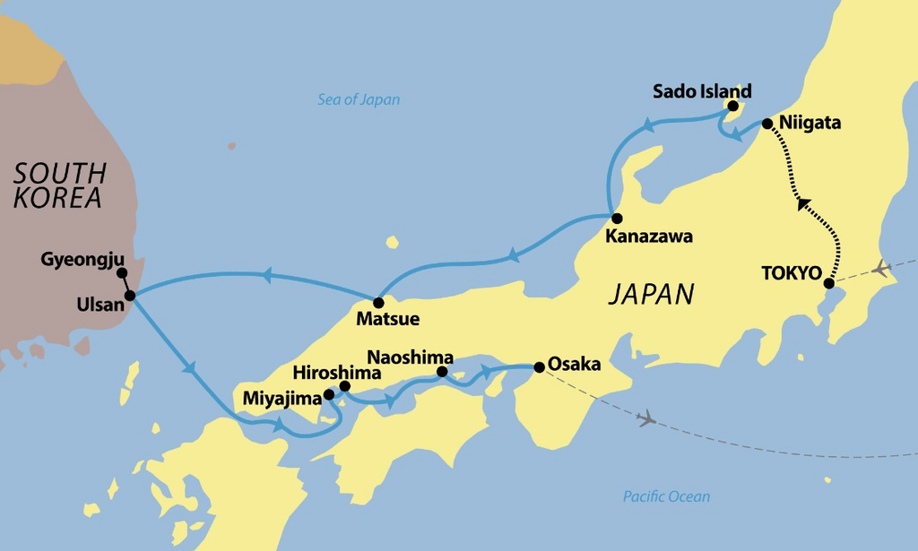Itinerary Map Japan May 2026