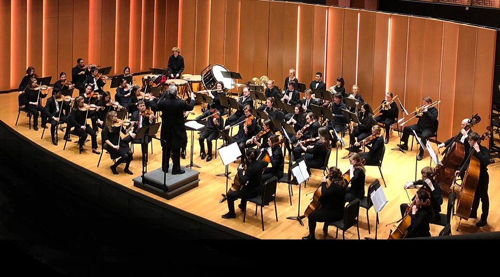 Carleton Orchestra in Kracum Performance Hall