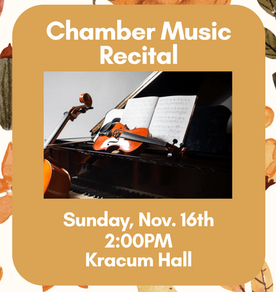 Chamber Music Recital Poster