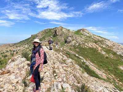walking in the sacred mountain