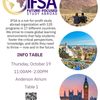 IFSA - The Institute for Study Abroad Info Table
