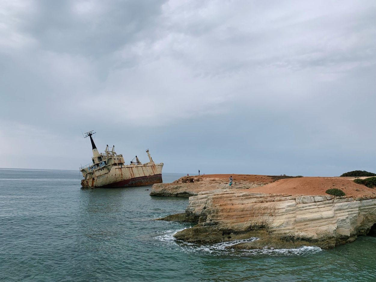 shipwreck in Cyprus